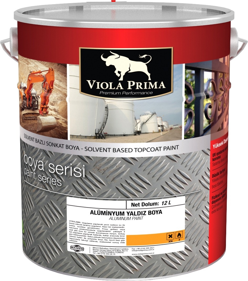 Viola Prima Alüminyum Yaldız Boya 0.70 Lt